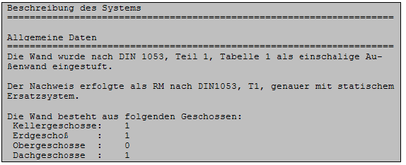 Beschreibung des Systems